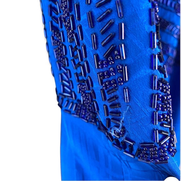 Vintage Beaded Silk D’ore Cocktail Dress, Women's 14 - Picture 15 of 16